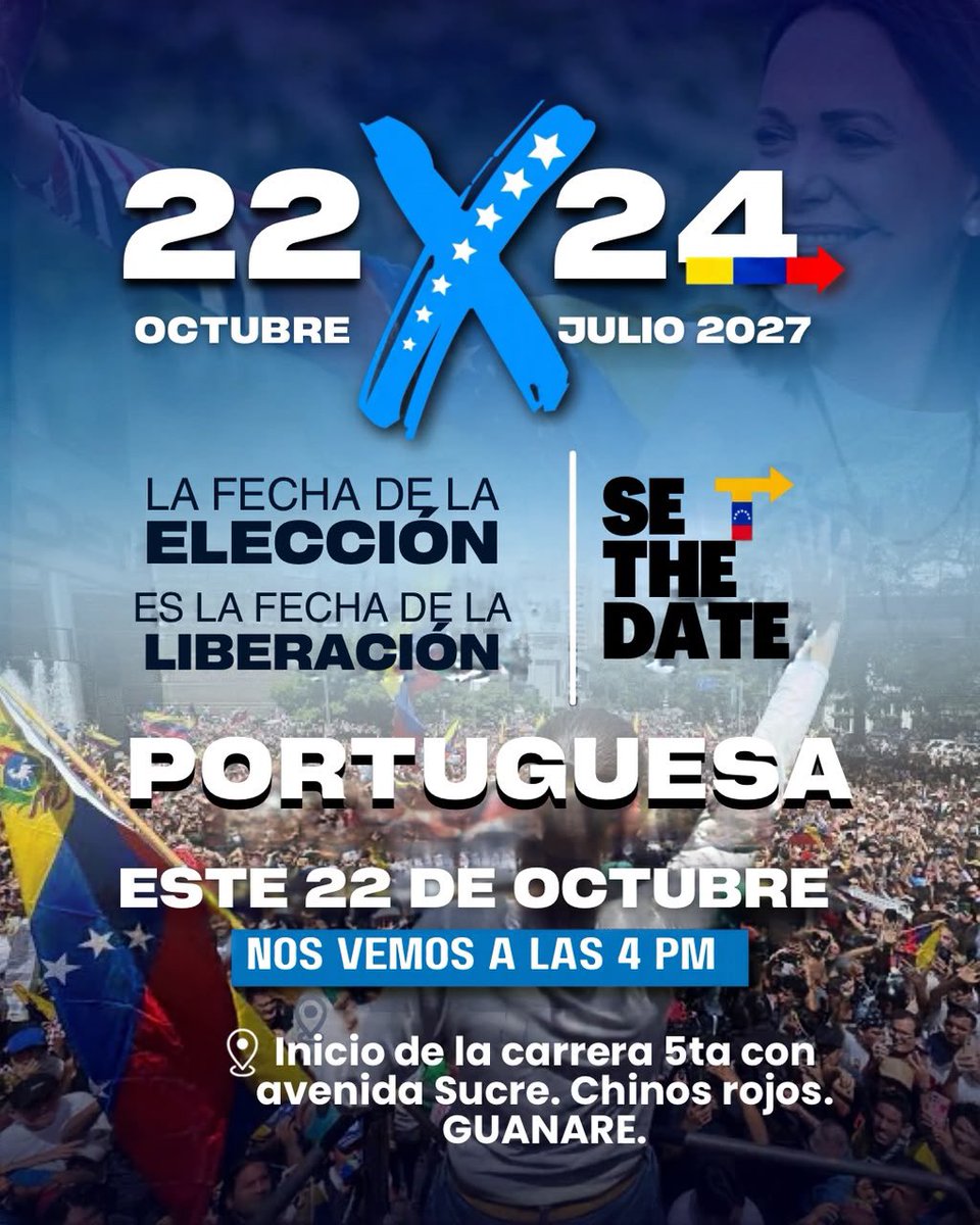 ConVzlaComando's tweet photo. 📍Portuguesa 
Inicio de la carrera 5ta con Av Sucre. Guanare 

#SetTheDate https://t.co/aCg0dVJord