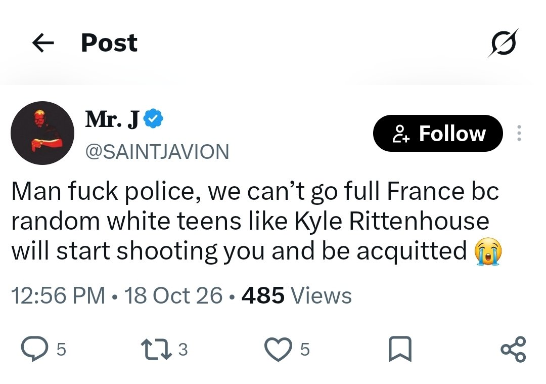 housered62's tweet photo. @GunGnome They're upset because the can't riot without consequences. https://t.co/KVgOxiRqAt