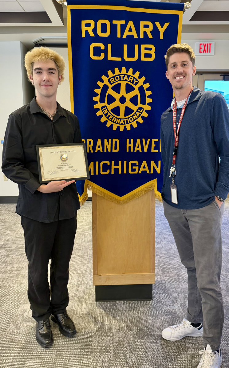 ghhsbucs's tweet photo. Congratulations to our Rotary October ‘Students of the Month’ Genevieve Springer (Mr. Londot) and Breylen Taylor (Mr. Cam Hewitt).
#Excellence https://t.co/O3BOM6BYO0