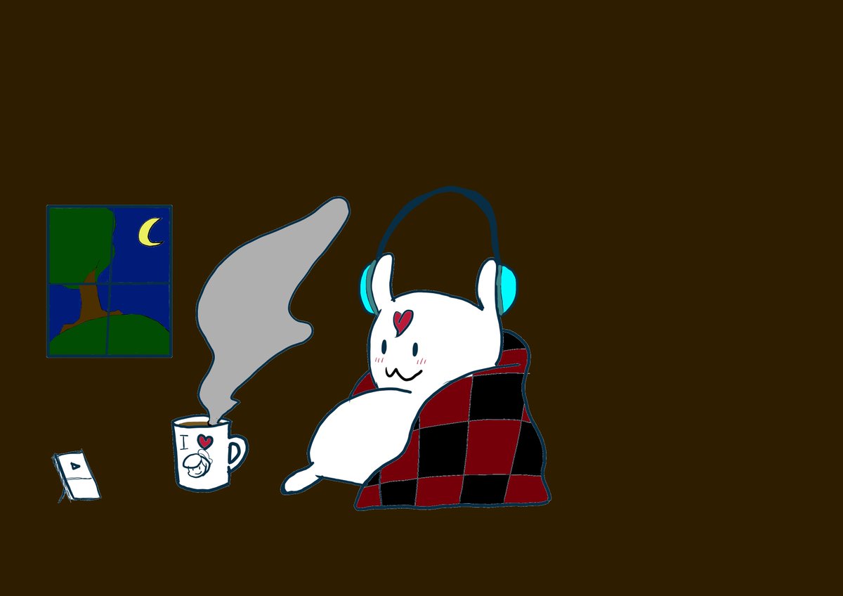RavenCawk's tweet photo. just put on some pillow yandere asmr, a blankie and some hot cocoa and im as snug as a bug on a rug. #PIWWOTOBER day 19 cozy!! https://t.co/004kKUN2ms