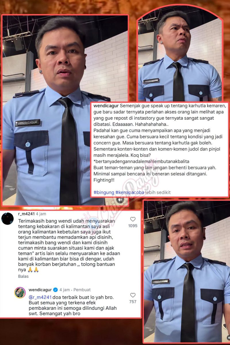 Opposisi6890's tweet photo. Wendy Cagur DIBUNGKAM
Speak up tentang KARHUTLA
KALIMANTAN

Konten konten JUDOL dan PINJOL
masi berkeliaran platform medsos

Terus suarakan wendy. https://t.co/MInuv5mRnH