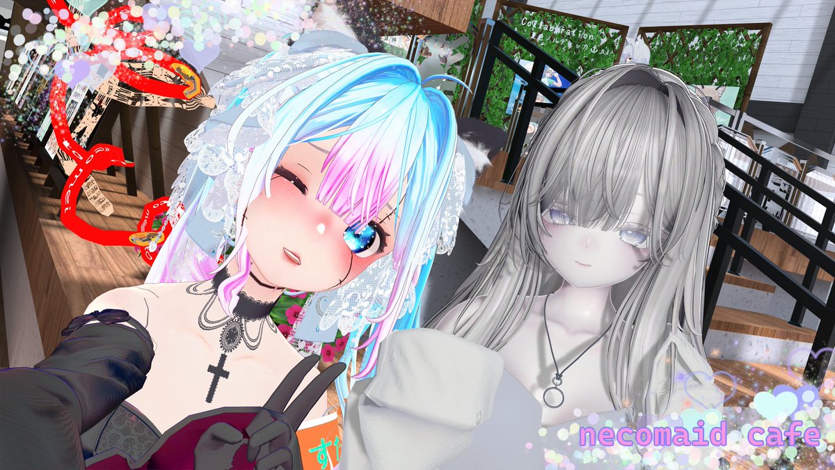 origami_VRchat's tweet photo. おはようございます🐈‍⬛
昨日は #猫盟 にご来店いただきありがとうございました！
またのご来店をお待ちしております🐾
#Necomaid https://t.co/d8nsFNmd6a