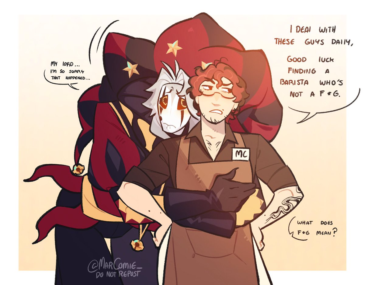 MarComie_'s tweet photo. Another Pierrot x MC mini comic⭐[1/2]
This started just as a drawings idea but extended as a mini comic idk.
I've got yelled slurs in public a lot bute never in front of my clown😡
#Thefreakcircus  #thefreakcircuspierrot #thefreakcircusfanart https://t.co/gvGCi4dCgL