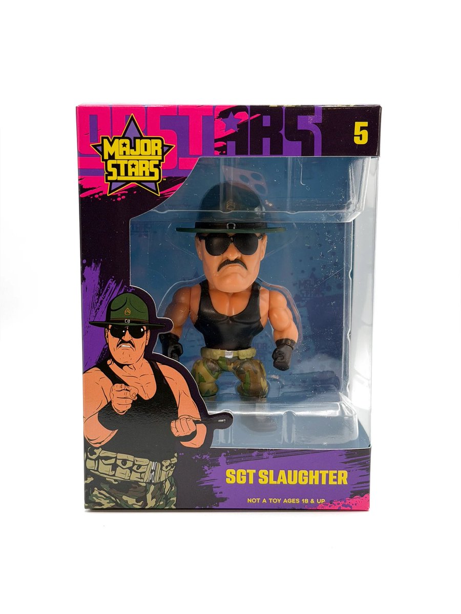 CollectMajor's tweet photo. Get the @_SgtSlaughter Big Rubber Guys and Major Stars figures at https://t.co/sBeCovjYm5!

In-stock and ready to ORDER!

#CollectMajor
#ScratchThatFigureItch https://t.co/OmctLYVksY