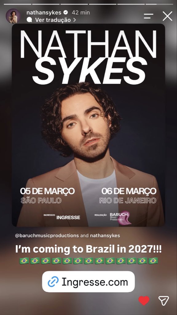 prisoneroftomax's tweet photo. ainda to tem acreditar que ele vem mesmo! esse homem passou anos sem lançar nada, faz a obra de arte ultraviolet e até então só faz shows em uk e de repente escolhe o brasil pra fazer show, isso é amor? a minha necessidade de ver e ouvir nathan sykes ao vivo é muito grande https://t.co/vu6tMfV0qZ