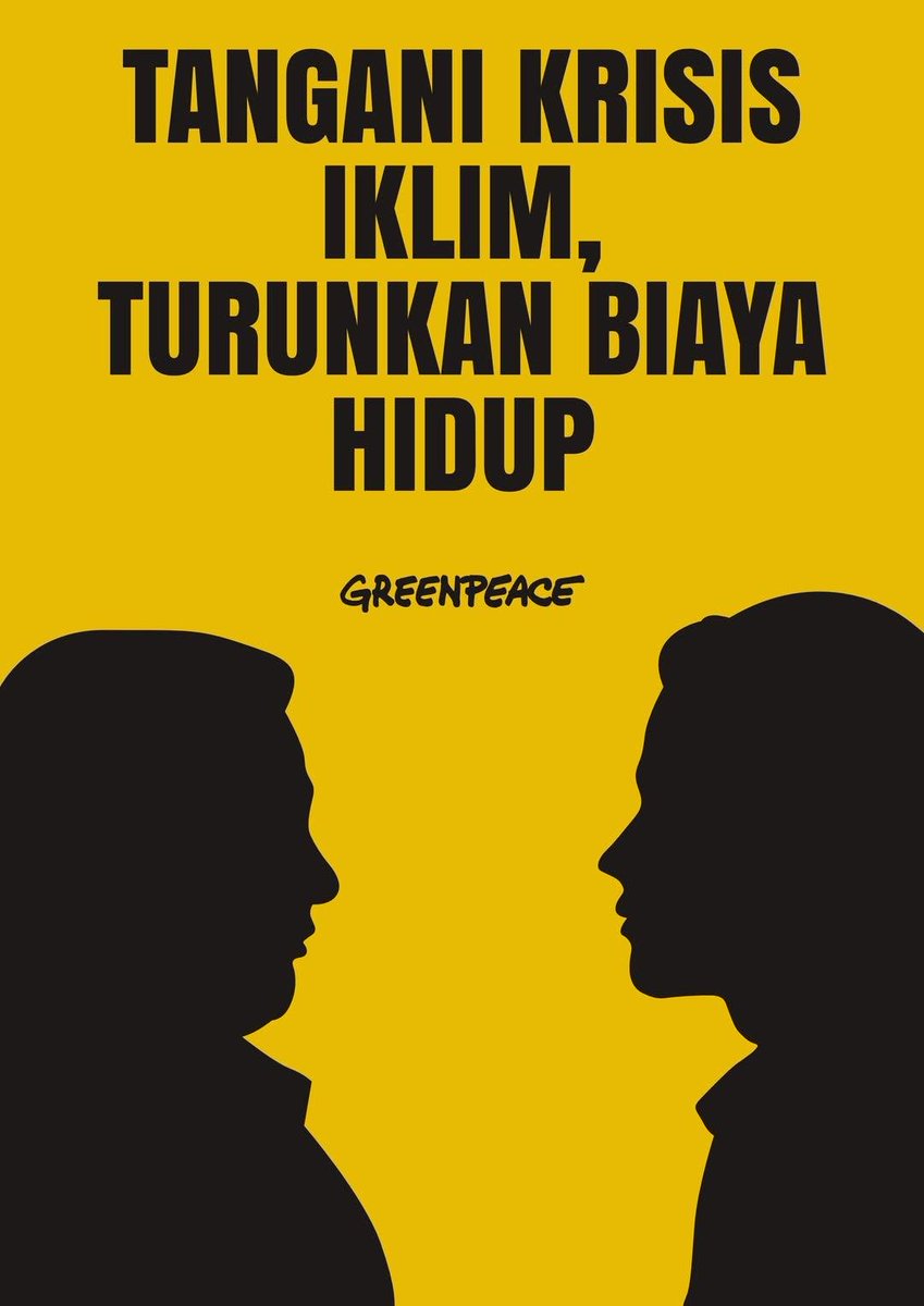 reftif_'s tweet photo. Sebuah reaksi dari salah satu warga Threads terkait pencopotan spanduk Greenpeace di patung Bundaran HI.

"Spanduk turun, poster naik" https://t.co/x7Wa0LVyPh