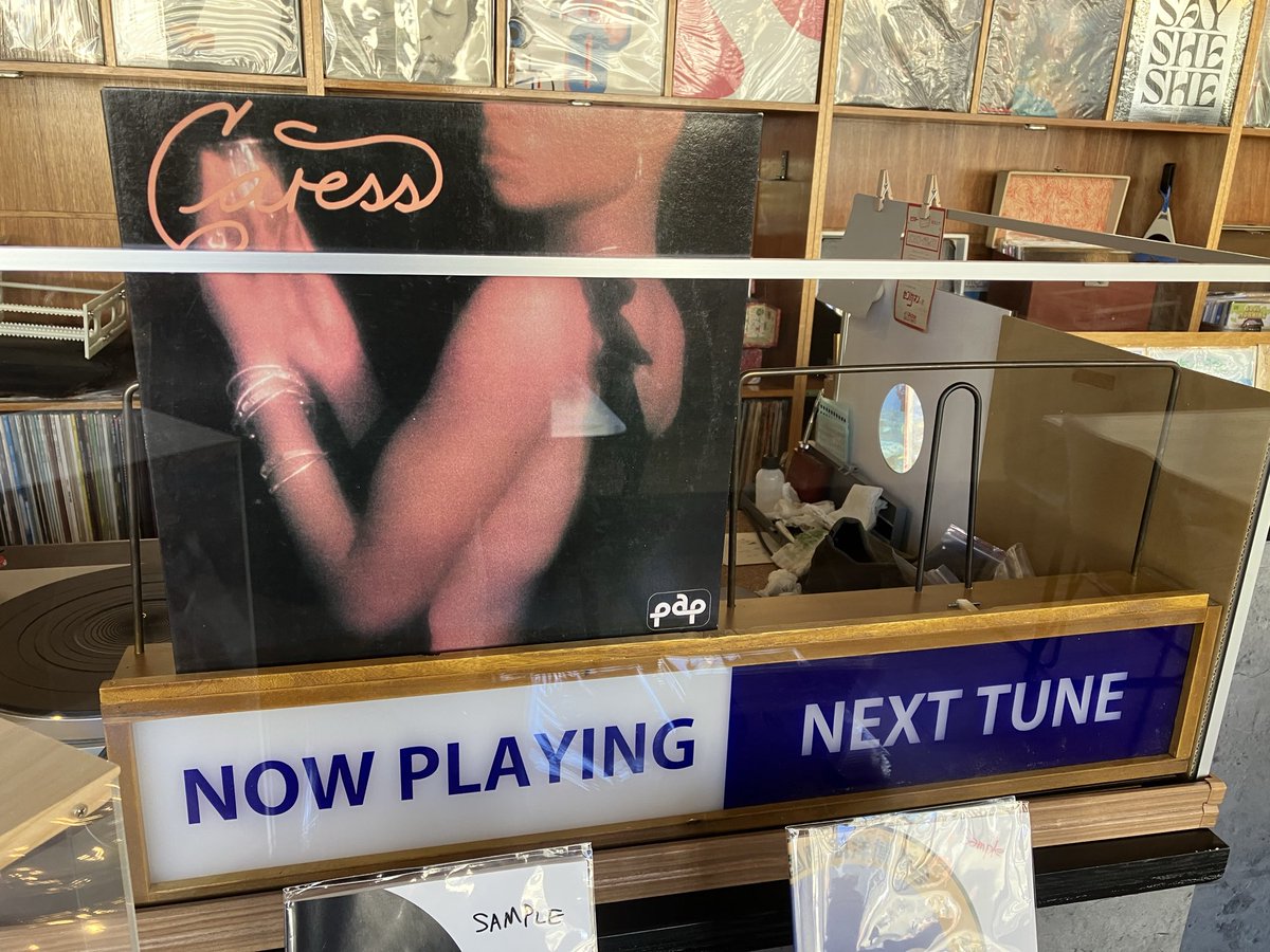 Intersection3rd's tweet photo. 本日の開店作業中のBGMは

Caress / same

です
洗浄後の再生確認中ですが
この再発盤は店頭に出すかも…

朝市のフライヤーが届いており〼

N801-8A が余って���方売って下さい

本日は20時までの営業です
水・木曜日は定休日です

#intersection_oknw
#caress
#musickissa 
#vinyl
#naha https://t.co/VZpqfX5yeW