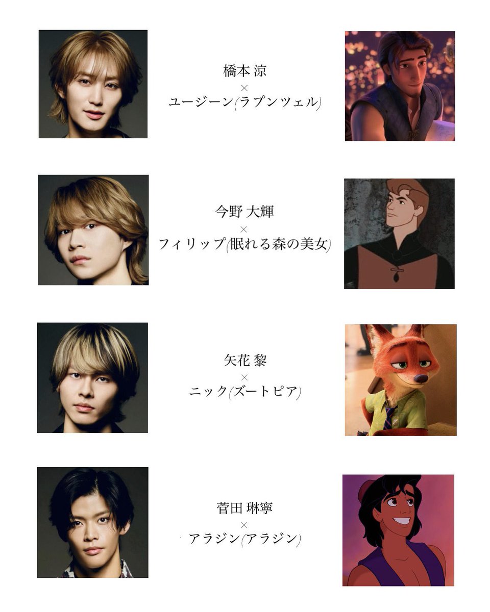 mckn_ngo's tweet photo. もうすぐハロウィンだし、B&amp;ZAI㌠には一旦ディズニープリンスになってもらおうか https://t.co/lWAc9bqnW4