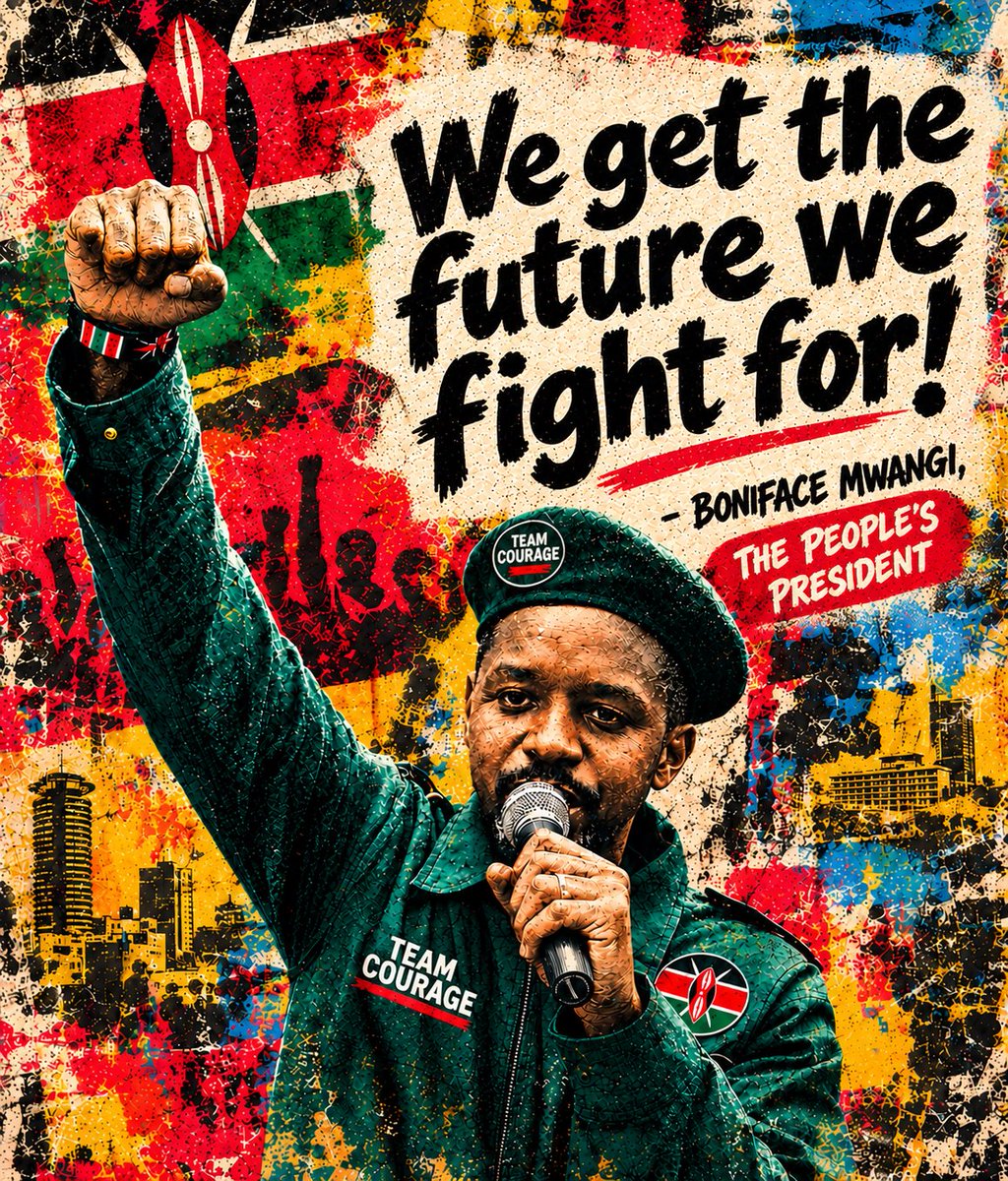 bonifacemwangi's tweet photo. “Those who cannot remember the past are condemned to repeat it.” — George Santayana

As we mark not celebrate Mashujaa Day, because there is nothing worth celebrating, let us not forget the Kenya our forefathers fought for, bled for, were jailed for, and many died for.

It was for land and freedom yet the majority still have no land, and freedom of speech exists only in theory. A simple social media post can get you abducted by the state and murdered.

Our grandparents fought for a Kenya where we govern ourselves, so that every person would have access to good schools and healthcare. It was so that we could enjoy the fruits of our land and better wages.

It is not yet Uhuru. That is why in 2027 we will vote for a new Kenya where the dream of our forefathers will finally be realized.
