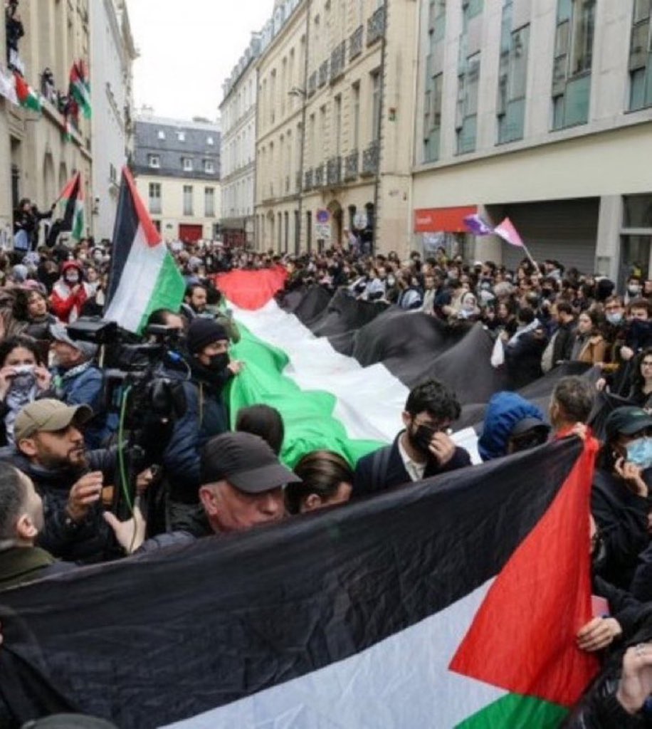 _e111's tweet photo. العلم الذي يُرفع فوق الحرائق في الغرب لا يرفع قضية فلسطين، بل يُنزلها. https://t.co/HXIF04pWR9