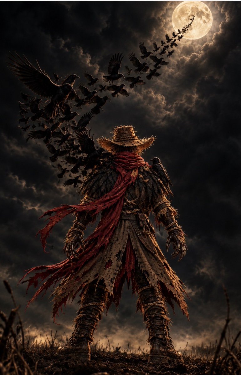 Miss_Dior_04's tweet photo. 🐦‍⬛🌕 WHEN THE CROWS RISE, THE WORLD WILL LISTEN.
From the shadows to the moon, the murder is gathering. 🩸
One scarecrow. A thousand crows. One mission. ☠️
The sky belongs to the murder. The night belongs to $CROW.
13 more days and we will fly to the moon. Have you joined yet https://t.co/5IDcJG2T3V