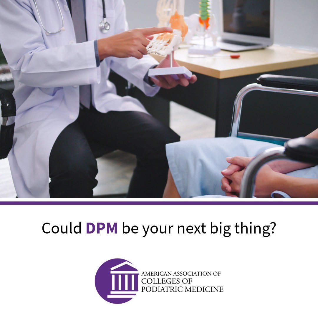 ExplorePodMed's tweet photo. Not all doctors take the same path. 

Some paths lead to podiatric medicine — where medicine, surgery, sports, biomechanics and patient care all meet.

Explore DPM.

#medicine #podiatricmedicine #surgery #doctors #premed #prehealth #premed #podiatricsurgery https://t.co/WC7DDcj4Ur