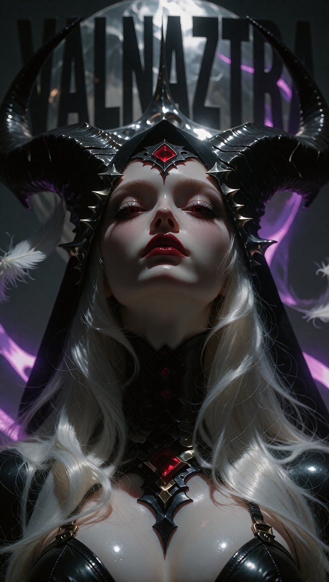 valnaztra's tweet photo. Etheotl Editorial, issue one.

Liquid chrome and an old crown of horns.

Dark fantasy characters shot like magazine covers. New pieces every day starting tomorrow. Who goes on the next cover?

#AIart #AIartcommunity #darkfantasy #fantasyart #demongirl https://t.co/a5DDv1Zjv0