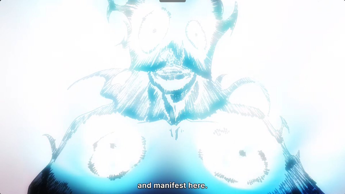 nrksolon's tweet photo. omg yhwach boobies?😰 #bleach49 https://t.co/hPCPpTAyxb