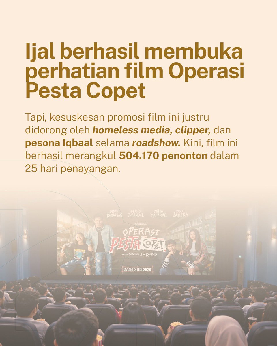 idcomm_id's tweet photo. Penasaran siapa yang menjadi penentu kesuksesan kampanye promosi film ini?

Swipe untuk melihat insight-nya.

#InsightDigital #IDCOMM #PRAgency #PRAgencyJakarta https://t.co/SCR7HLR0Iq
