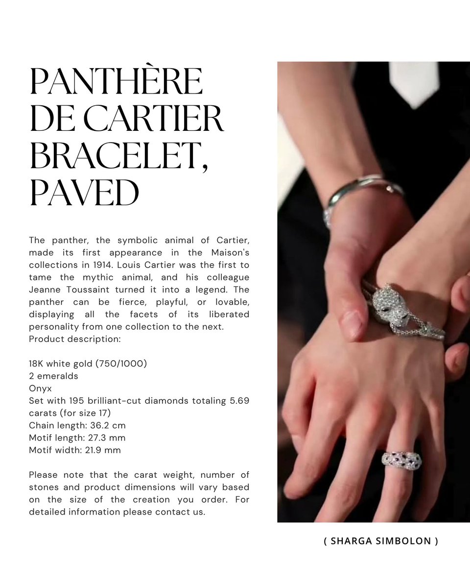 illustionalism's tweet photo. @atmamerta @AN__HYPEN ⠀⠀⠀ 
𝟒. 𝐂𝐀𝐑𝐓𝐈𝐄𝐑
Sharga Simbolon. 

Cartier’s distinction lies in precise lines and authoritative silhouettes. Defined by architectural clarity and savoir-faire, every design is a bold statement of character.
⠀⠀⠀ https://t.co/fBp8imwDo8