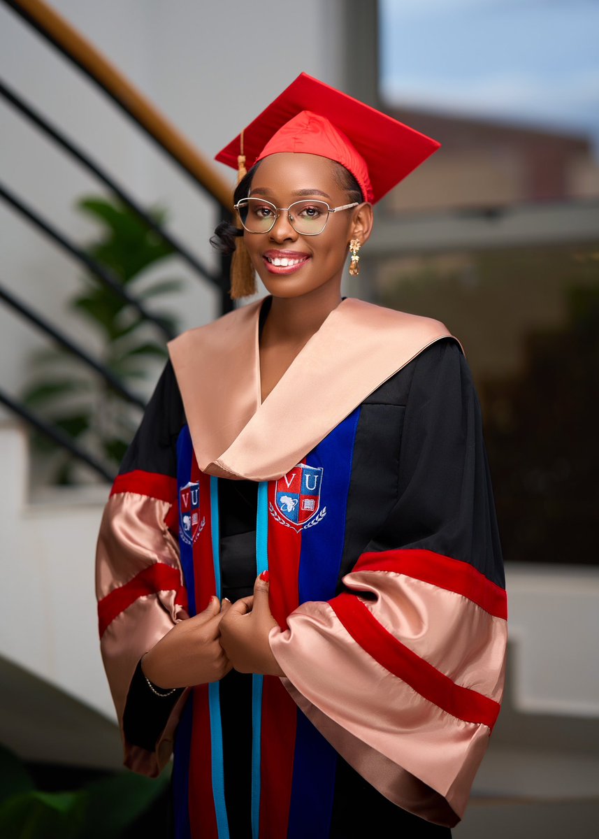 Lindamusiime1's tweet photo. Today, I will be conferred with a Master’s Degree in Business Administration majoring in Marketing (MBM) from @VUKampala ‘s 10th Graduation Ceremony. 🎓🥹🤍

 “He has made everything beautiful in its time.” Ecclesiastes 3:11

#masters #degree #marketing #vugrad26 #vu10thgrad https://t.co/5nwpL1BqNW