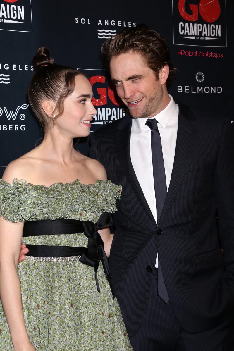 RobsFootsteps's tweet photo. FLASHBACK: On a day like today exactly eight years ago, October 20th 2018, GO CAMPAIGN ambassadors, Lily Collins and Robert Pattinson, co-hosted the GO GALA charity event, that took place at the City Market Social House in Los Angeles, CA/USA. https://t.co/dPLSb1dOQy
