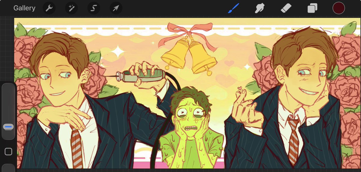 Yasosyn's tweet photo. wip its like lesbian space princess if it was about a gay earth loser https://t.co/UuB5vFoyBF