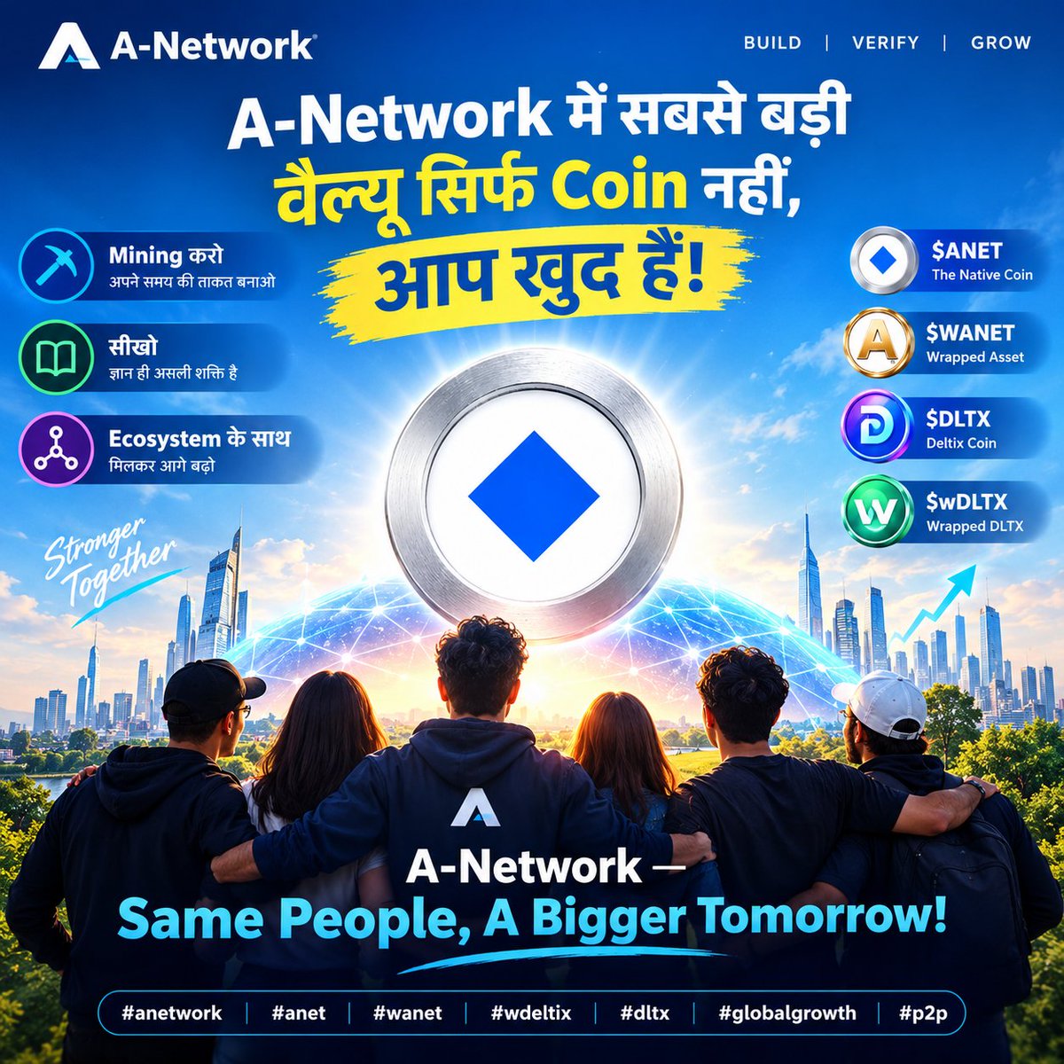 Saritagoyalspk's tweet photo. In A-Network, the greatest value isn’t just the Coin — you are!
Mine, learn, and grow together with the Ecosystem.
A-Network — Same People, A Bigger Tomorrow! 🔷
#anetwork #anet #wanet #wdeltix #dltx #globalgrowth #p2p https://t.co/QBZ7Vo2e8d