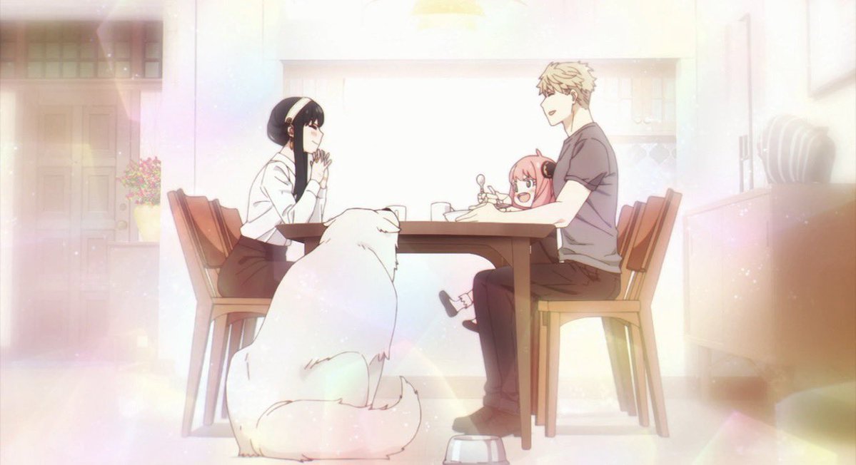 yorbriarforgerx's tweet photo. “Loid { @LoidForgersxfrp } came home early this evening and we enjoyed dinner together as a family! My mom’s old recipe of stew seems to be a big hit!” https://t.co/Idh94jwriz