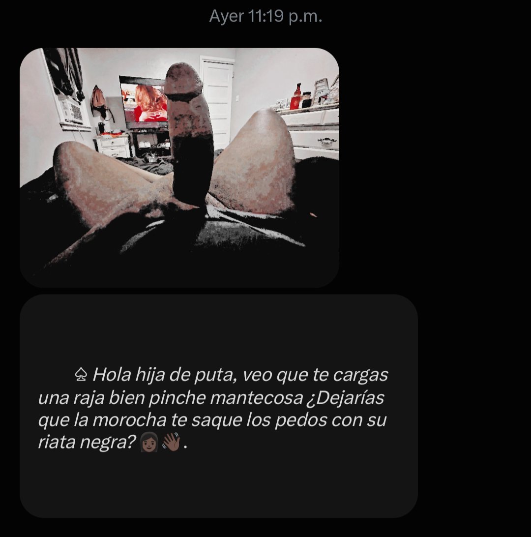 WHXRECOSPLAYER's tweet photo. // Aquí tienen un ejemplo de cómo no iniciar un MD conmigo, si van a enviarme ese tipo de mensajes no se esperen una respuesta. 🦦 https://t.co/Ysb9ICLUIH