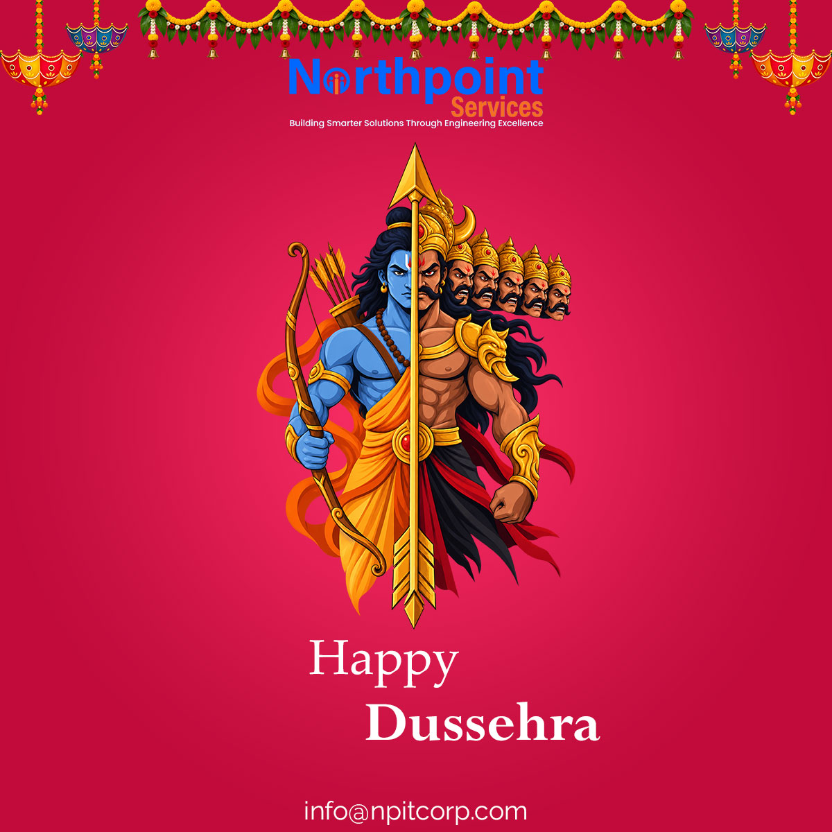 prm_it's tweet photo. 🏹 **Happy Dussehra! ✨**

May this Dussehra inspire us to embrace truth, courage, and righteousness. May the victory of good over evil bring peace, prosperity, success, and happiness into every life. https://t.co/TcvtqRVjRn