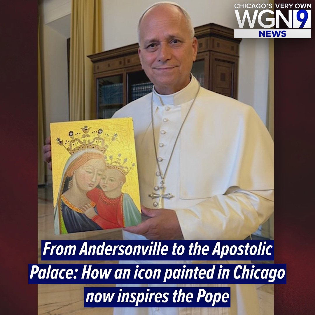 WGNNews's tweet photo. Nearly everyone who meets the Pope brings a present. From flowers to photos, tennis racquets and t-shirts, many of the items end up in the Vatican archives, sitting in storage, or donated to charity.

But when Chicago attorney Michael Airdo planned to visit his old friend, he wanted to bring something special: https://t.co/Ylh5UYJQ7M
