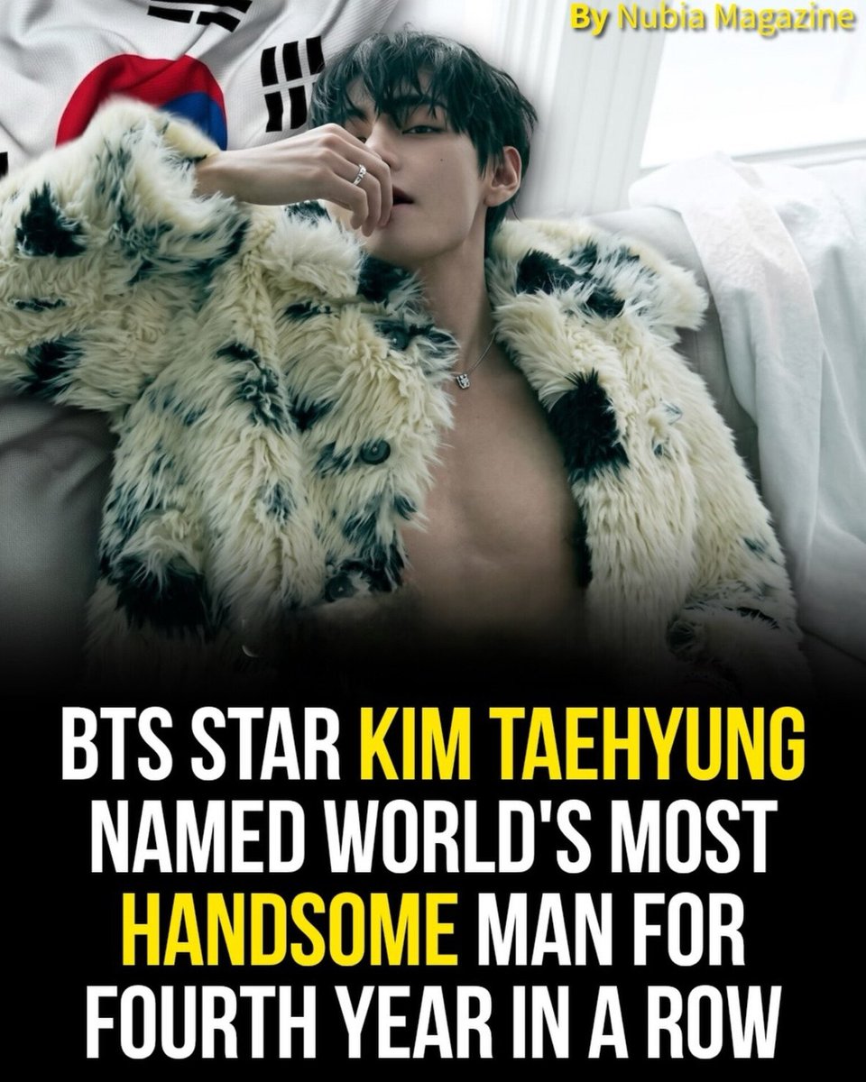 worldranking_'s tweet photo. Some people are just naturally blessed with looks, and Kim Taehyung is definitely one of them. Winning the title four years in a row is impressive! https://t.co/jsCMucM1uf