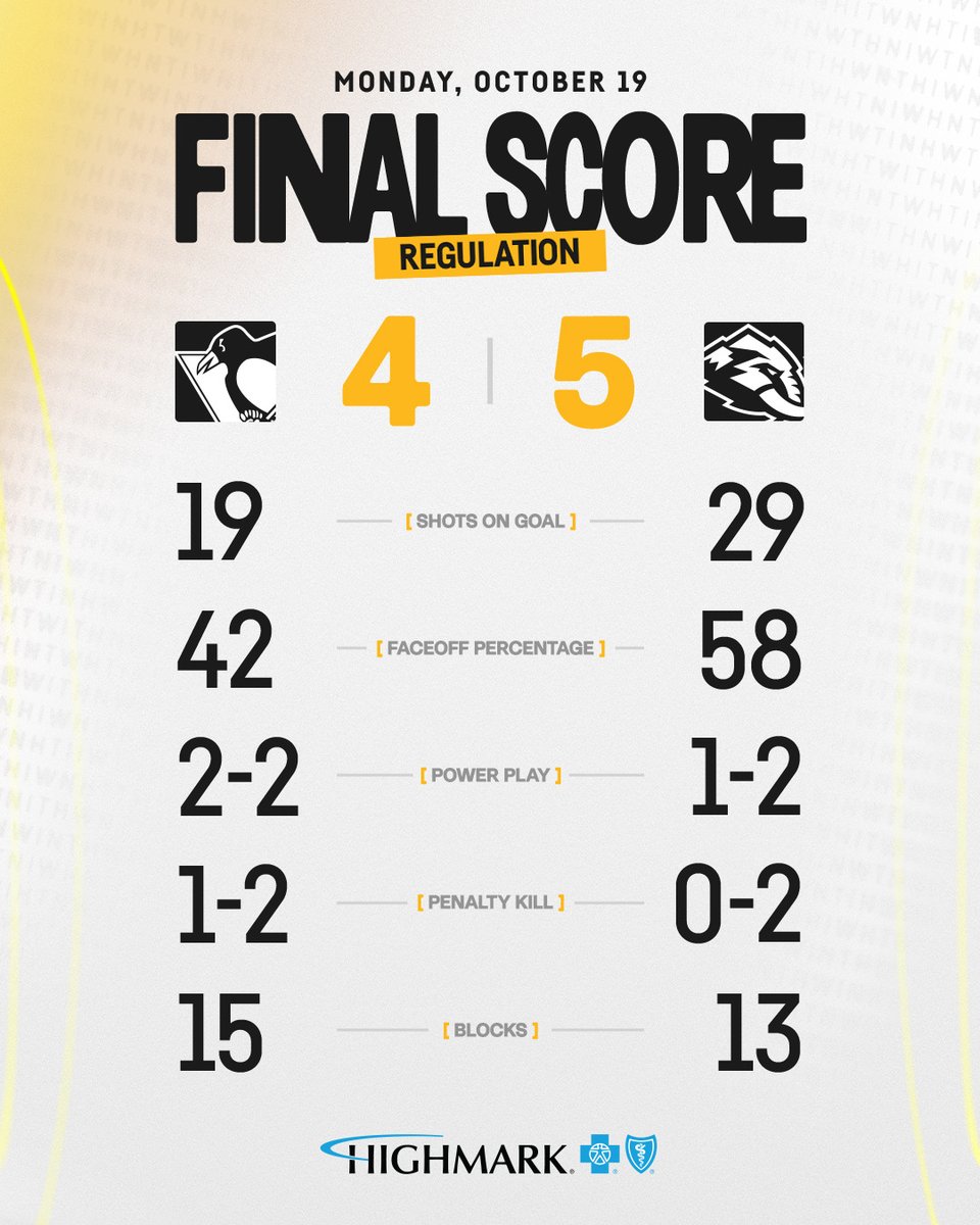 penguins's tweet photo. Final from Utah. https://t.co/TeY6yISfql
