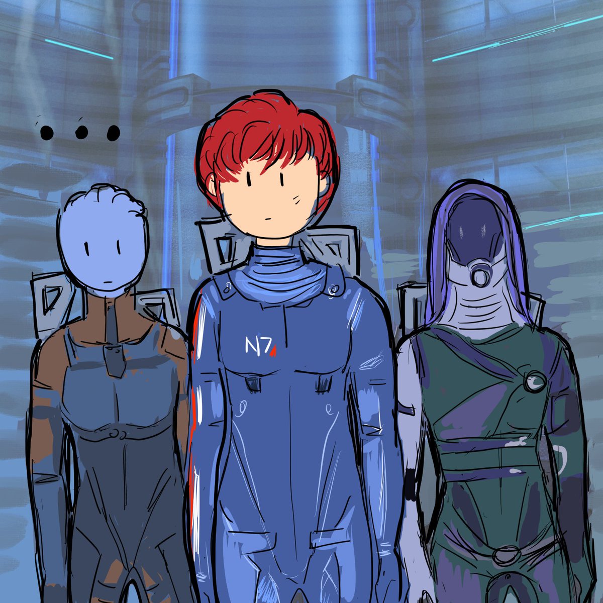graciescribbles's tweet photo. "The Longest Elevator Ride"

#MassEffect #herecomescommandershepard https://t.co/ZQTbT4j9n0