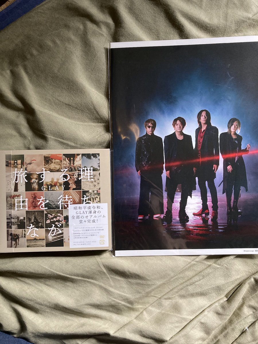 t_allglass's tweet photo. 来たよ〜ん♪
#GLAY #旅する理由を待ちながら #teru #takuro #hisashi #jiro https://t.co/4LAJ6M7XWt