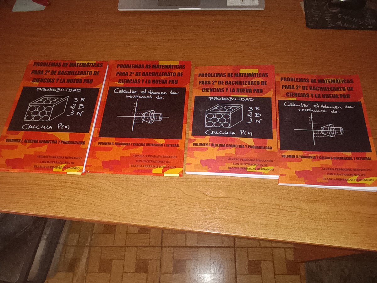 Maxwell_AFH's tweet photo. Empieza el #curso #aprobando tu #examen de #MATEMÁTICAS II #CIENCIAS gracias a estos #DOS #libros
Gran cantidad de #ejercicios y #problemas de #Optimización de #FUNCIONES resueltos.
https://t.co/ie1QVPmgE3
https://t.co/rQB1EISiFT
#EducacionPublica #Educación #educacion https://t.co/Uu6ZNoaEGo