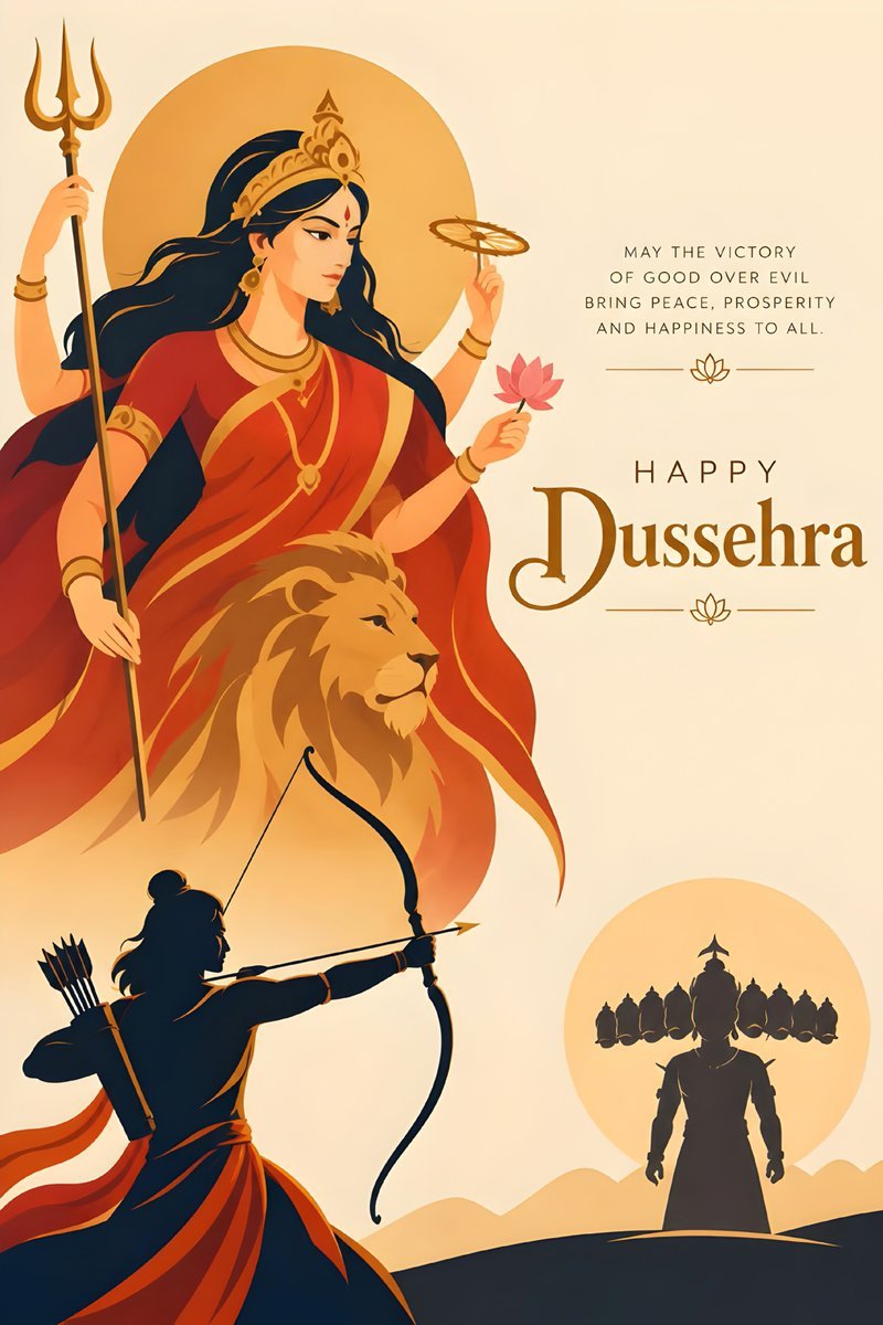 RajivAluri's tweet photo. Wishing you all a Very #HappyDussehra 💥 https://t.co/2pmSUOFMal