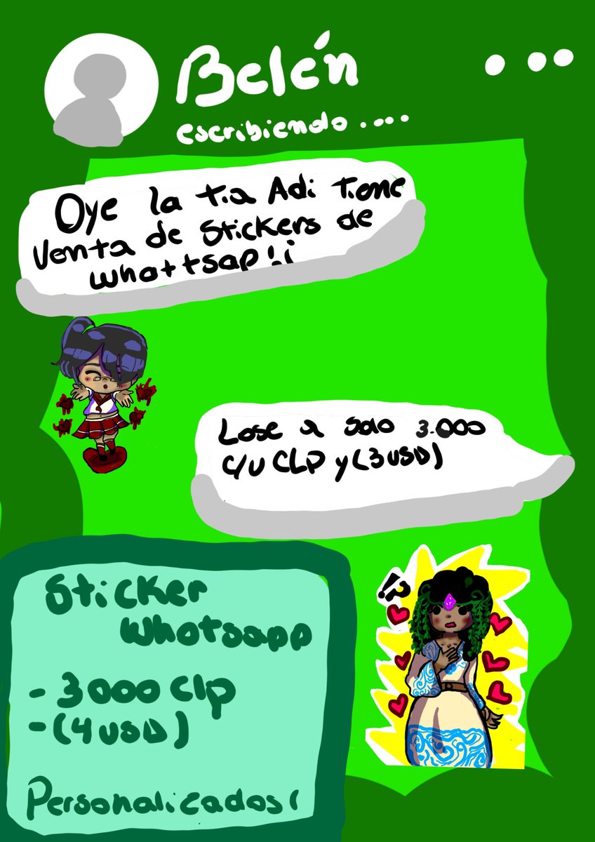 AhriNutria's tweet photo. #WhatsApp #stickers #stickerWhattsapp #clp #usd # https://t.co/fDvgtQNpIM