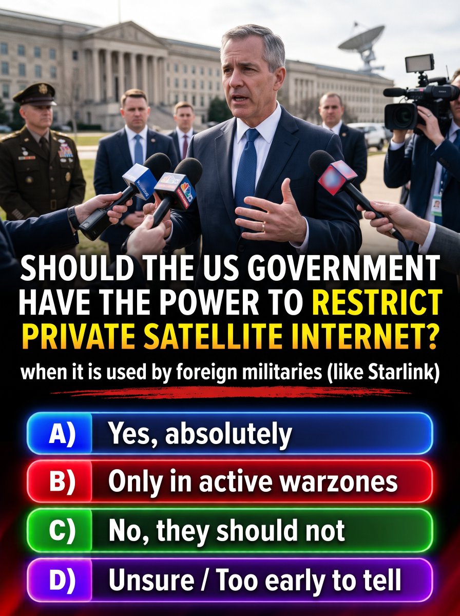 world_matters1's tweet photo. Restrict Private Satellite internet? https://t.co/G6A4rpPDVO