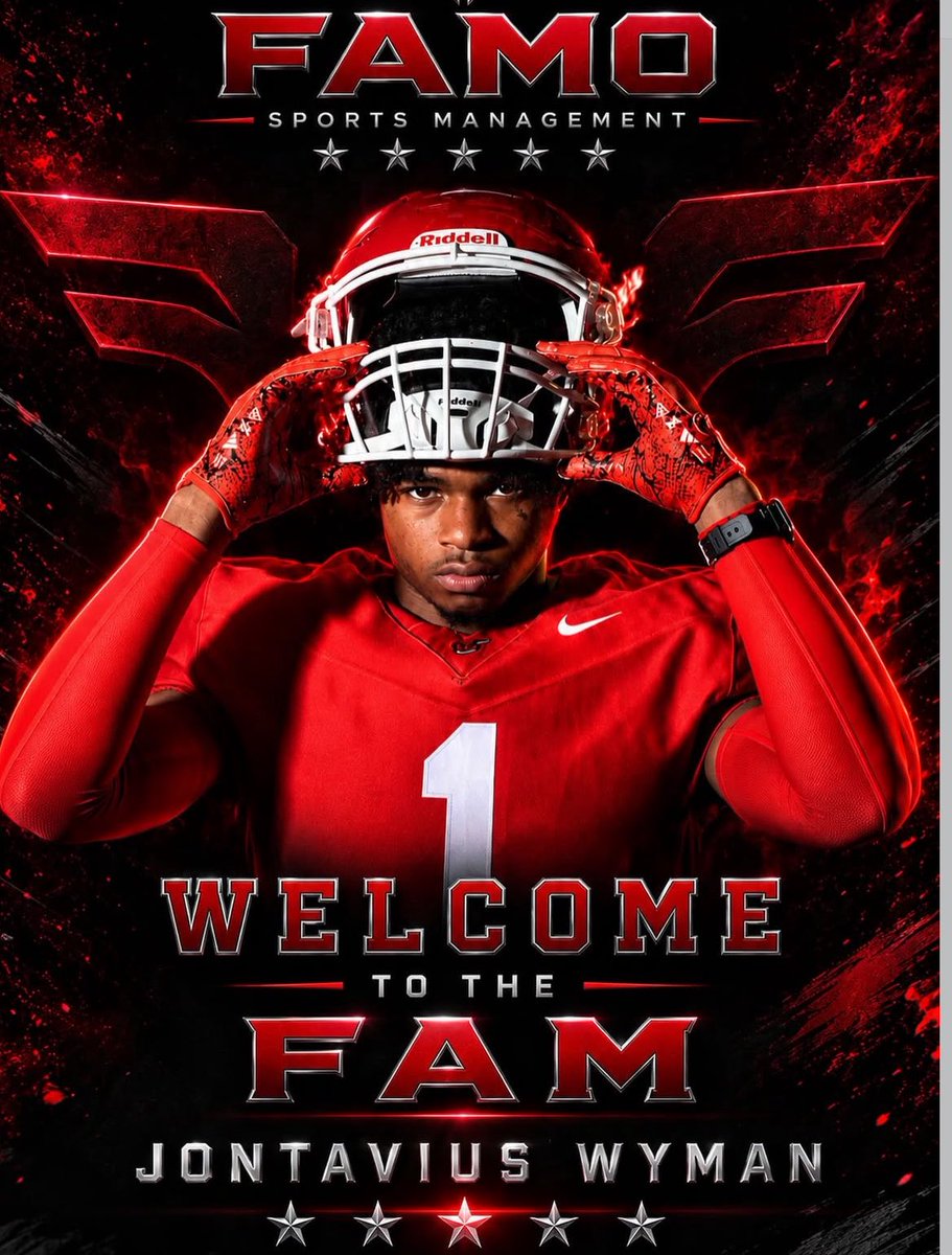 Sagt_CoachWade's tweet photo. Welcome to the fam @JontaviusW23 The #1 DB in NJCAA FOOTBALL

🚨 WELCOME TO THE FAM! 🚨

Proud to officially welcome Jontavius to FAMO Sports Management!

A proven playmaker with elite instincts, physicality, and a relentless competitive edge. 

#FAMOSports https://t.co/jUb0bKHITQ