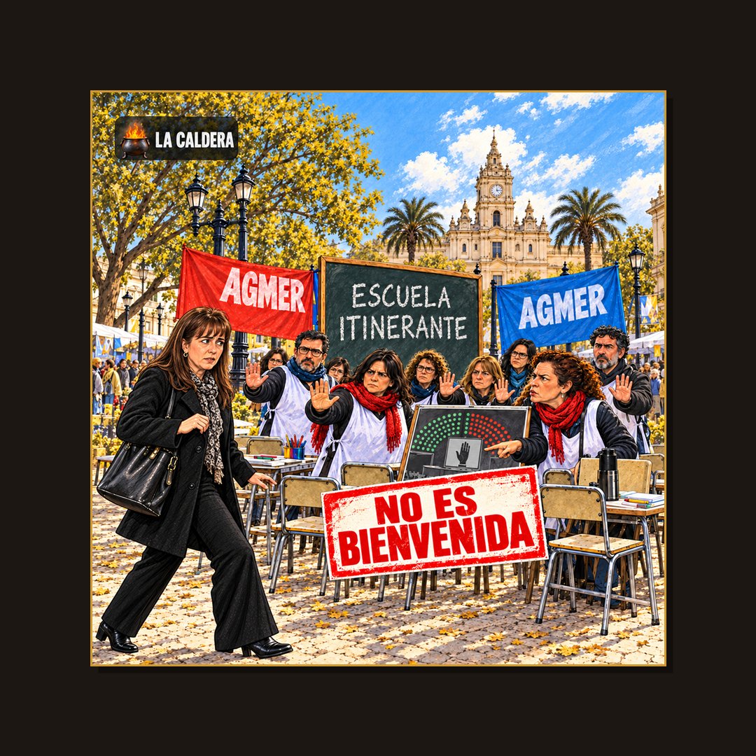 lacalderaenoti's tweet photo. AGMER repudió la presencia de Gladys Domínguez en su Escuela Itinerante de Feliciano y vinculó el rechazo con su voto por la reforma previsional. Al cierre no había una respuesta pública actual de la senadora. La materia: memoria. #LaCaldera #AGMER https://t.co/0DUiFl0X3E