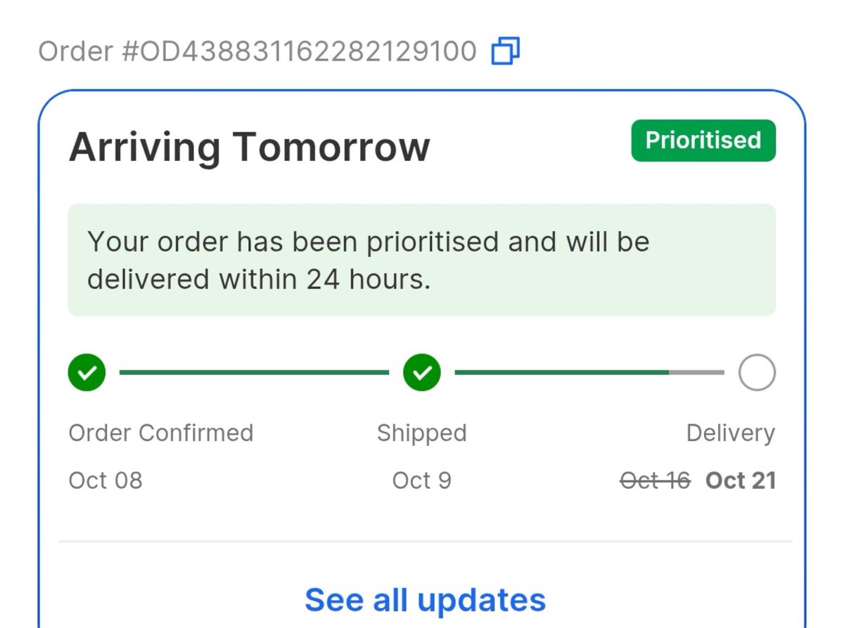 Jonnybrother_'s tweet photo. Flipkart keeps changing delivery dates without hesitation, but takes no responsibility for delays. My prepaid order is still undelivered, and all I get are new dates and empty promises. Is this how you treat your customers? #Flipkart @flipkartsupport https://t.co/CO71tpysIw