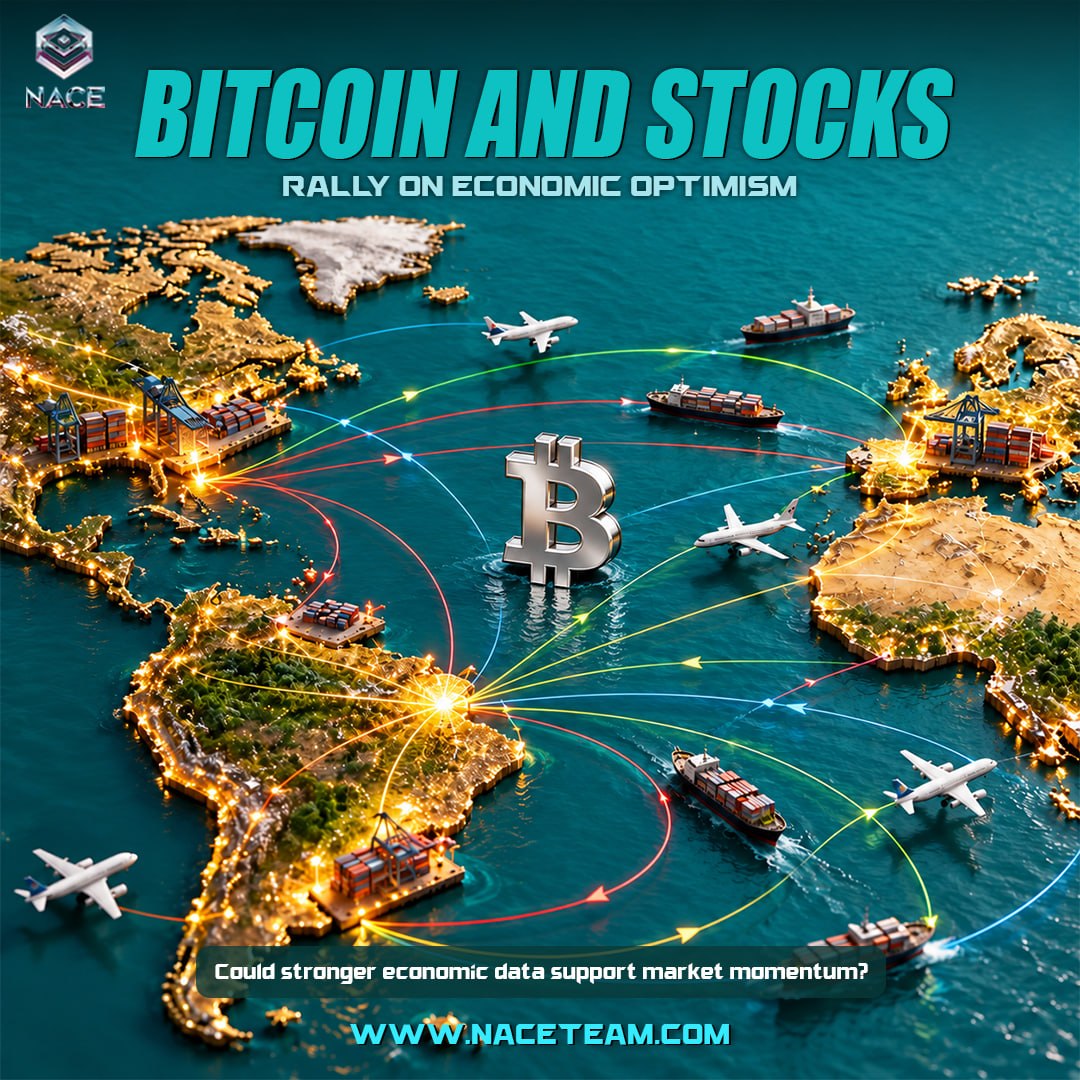 NebulaExchange1's tweet photo. Bitcoin and Stocks Rally on Economic Optimism.

BTC trades near $82,500 as Nasdaq futures rise

Upbeat GDP data boosts global market sentiment

Lower oil prices help lift investor confidence

NACE tracks crypto markets and macro trends.

Could stronger economic data support market momentum?

#NACE #NACEExchange #NebulaAI #NebulaAIExchange #SP #SPInvestmentGroup #CrestereEconomica #PieteFinanciare #PiataCripto #TendinteMacroeconomice #SentimentulPietei
