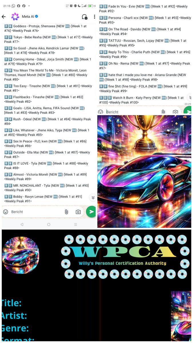 Jhaeden_WJ's tweet photo. NEW CHART UNLOCKED!‼️
Presenting......Willy's 'Top 100 Songs Chart 2026'
Week 1: October 9-15
All positions 1-100, 2026 songs only!
Week 2 of Top Weekly Albums 2026 Chart coming later....
#stantwitter #musicchart #fanmade https://t.co/LDPVb85kxD