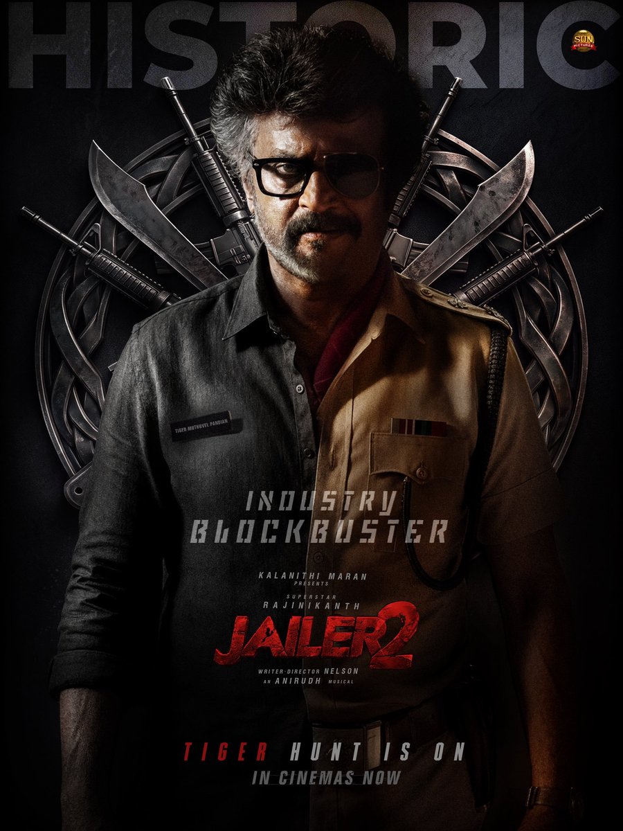 rameshlaus's tweet photo. 🔥 ₹115 CRORES+ IN JUST 5 DAYS! 🔥

#Jailer2 has stormed past ₹115 CR+ GROSS in Tamil Nadu in just 5 days! 🔥

THALAIVAR'S DOMINATION AT THE TN BOX OFFICE! 😎🔥

The BLOCKBUSTER RUN continues! 💯 https://t.co/StqLAxsq8s