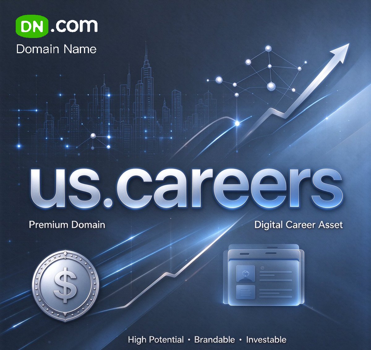 Domain_dn's tweet photo. For Sale: us.careersPowerful brand domain for career &amp; talent businesses. Perfect fit for job platforms, recruitment &amp; professional development brands.
DM to inquire. 
#Domain #PremiumDomain #HR #Careers https://t.co/TDCXEgcRZq