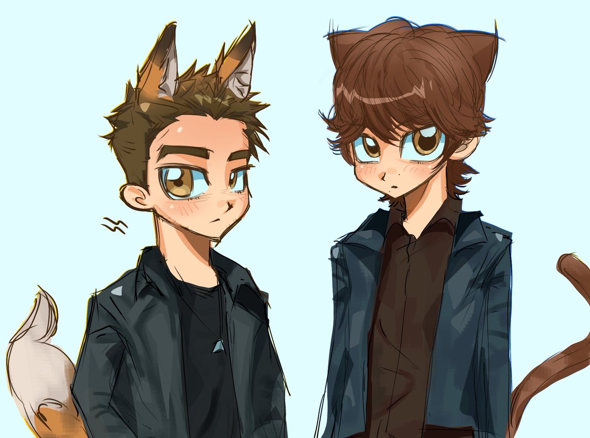 Pupsamifer's tweet photo. Drawings from weeks ago? Or the time when i got into spn 
#spn #supernatural #samifer 
Didnt really like the last 2 Ew ew ew https://t.co/SroXSWXr1t