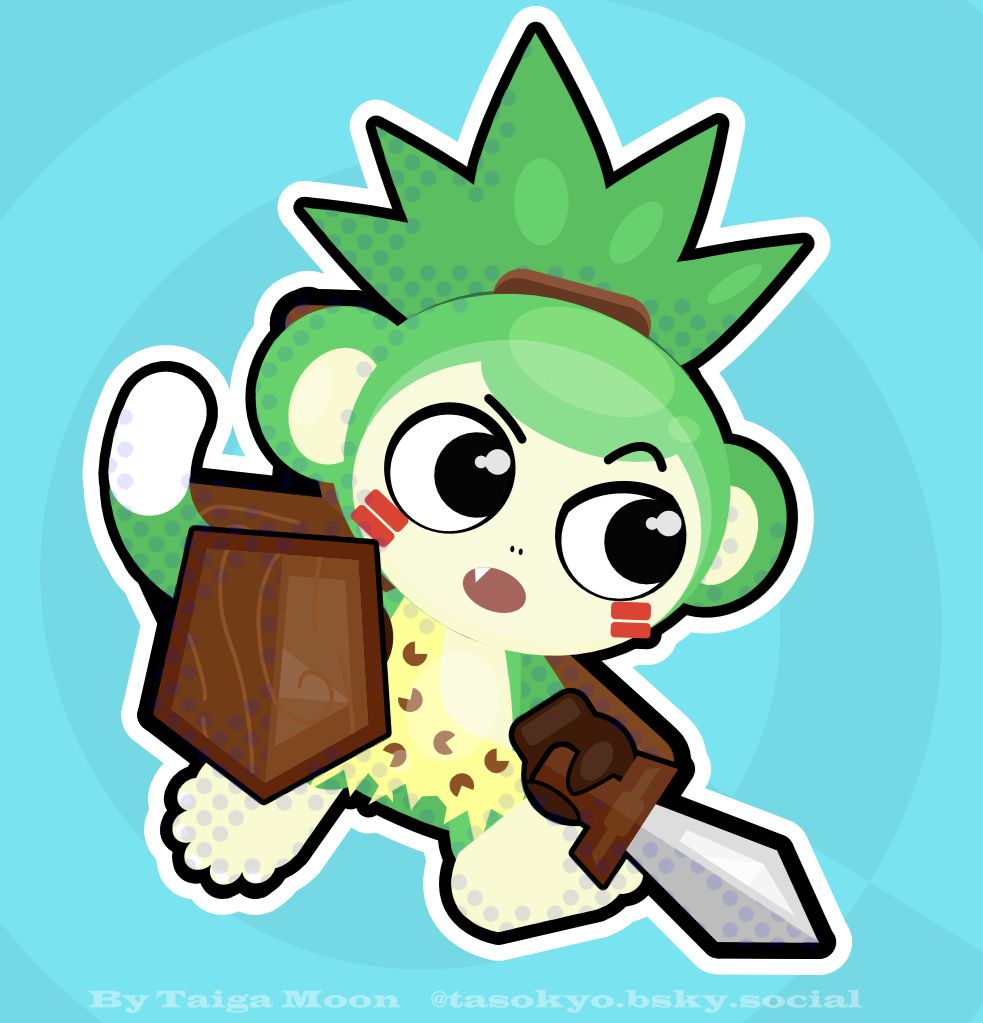 Tasokyo's tweet photo. The cute lil monkey of courage, Monmon!
#Digimon #DigimonWorld3 #Koemon #Monmon https://t.co/SuKsiCrKrr