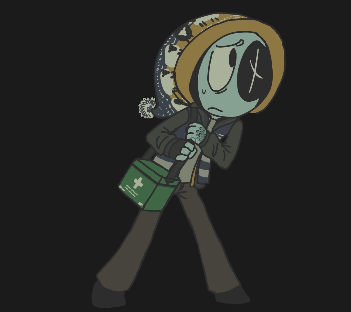 yum_dot_com's tweet photo. astro as bryan hodukavich from the resident evil movie cuz i said so. https://t.co/DYOYFvCBzE