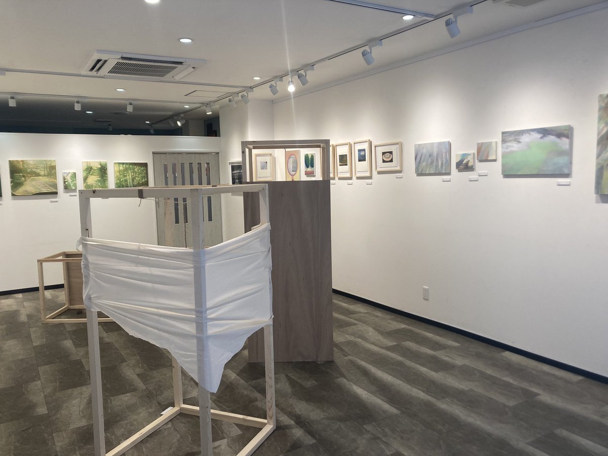 GhbNkr's tweet photo. 本日展示最終日です。
本川さんと在廊してます。(私は13時半頃着です！) ぜひお越し下さい✨ https://t.co/O7PUPeBPFr