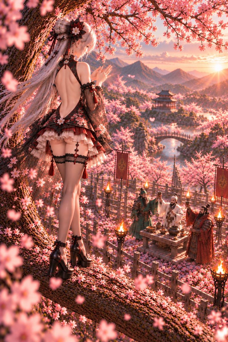 tyappynogenkai's tweet photo. #AI秋の中華ロリータプリンセス　#AIイラスト
誓いを覗き見 https://t.co/DfcmVMjXkq