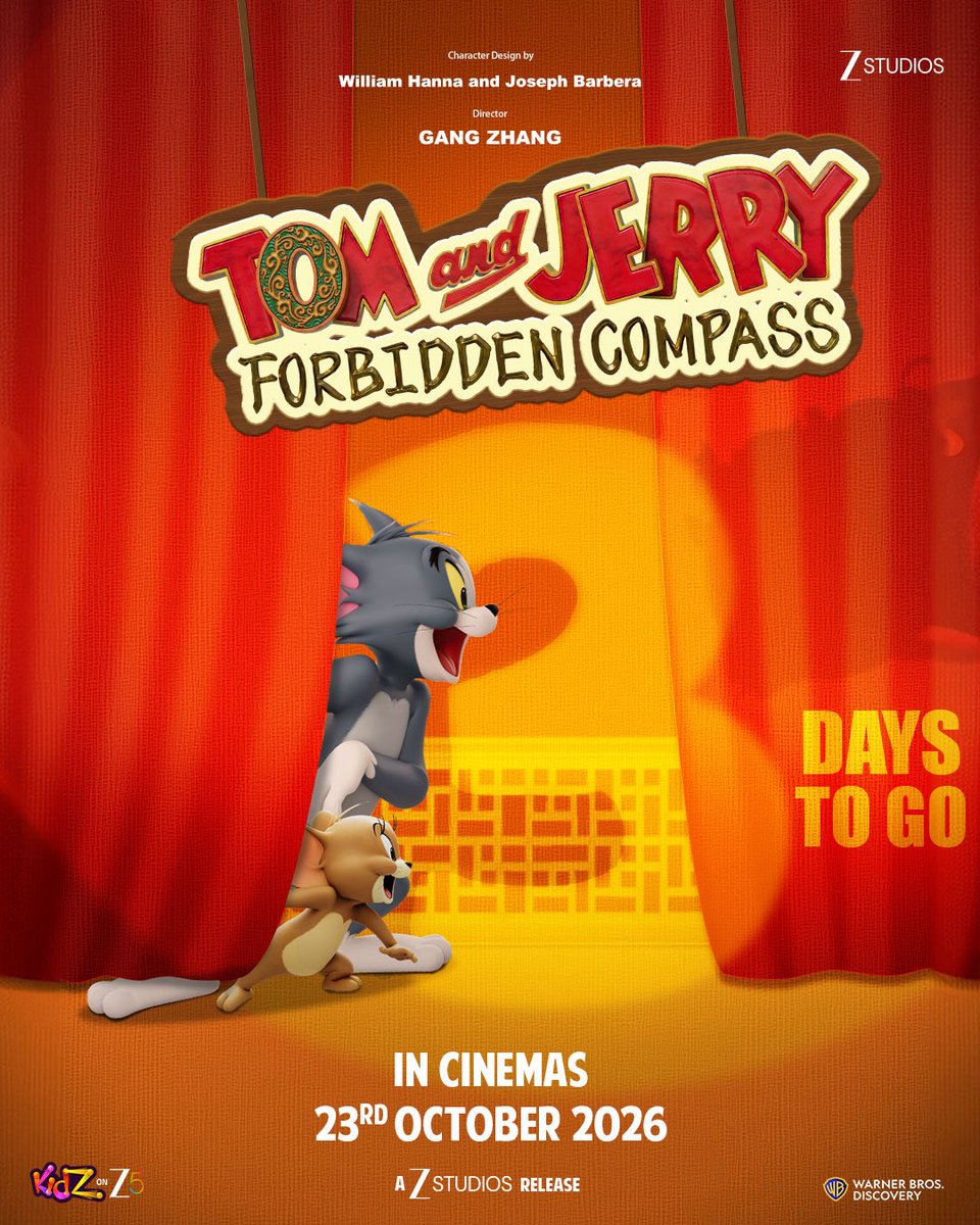 ZeeStudios_'s tweet photo. Just 3 days until the compass points to the biggest adventure of the season ๐งญ
Catch Tom and Jerry: Forbidden Compass in cinemas from 23rd October ๐ฟ
Trailer Out Now!
๐: https://t.co/On4VM19irr
#IOFIndia #WarnerBrosIndia #TomAndJerry #WarnerBros
@nileshdeorah @girishjohar #AmeetBhuvan