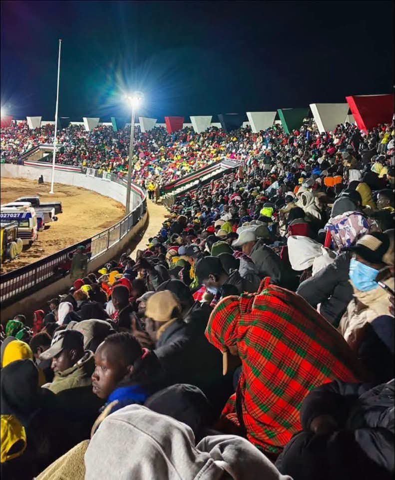 fourtheyenews's tweet photo. PHOTOS: Kenyans have filled Kipchoge Keino Stadium in Eldoret, Uasin Gishu County, where President William Ruto is expected to lead the nation in celebrating Mashujaa Day 2026. https://t.co/jctEMze3LT